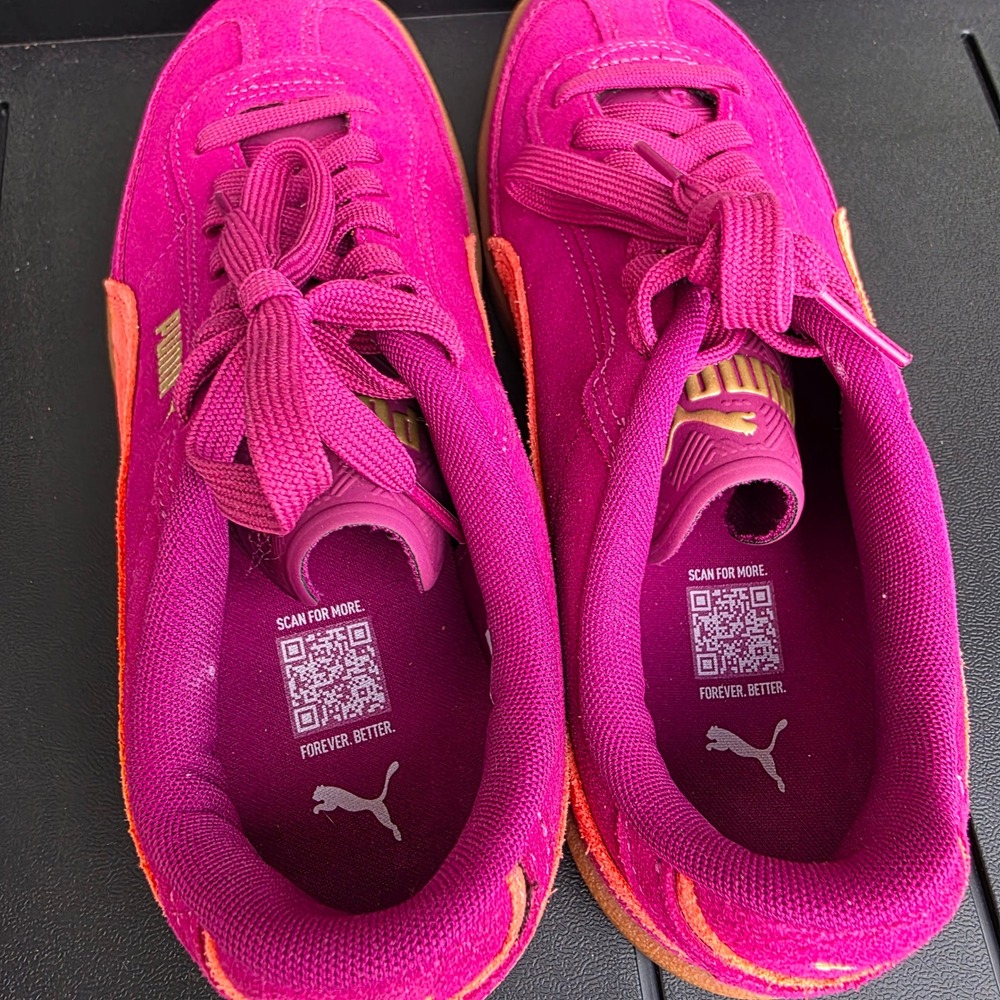 Puma Palermo Suede Womens Sneakers Sangria Sunset Glow 402683-23 US 8.5 - Picture 5 of 8
